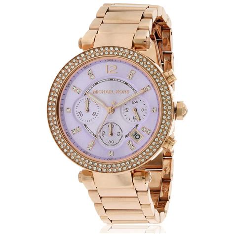 michael kors parker rose gold-tone watch style mk5491|Michael Kors parker rose gold.